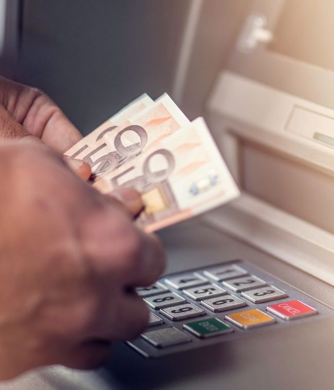 retirer du cash euros