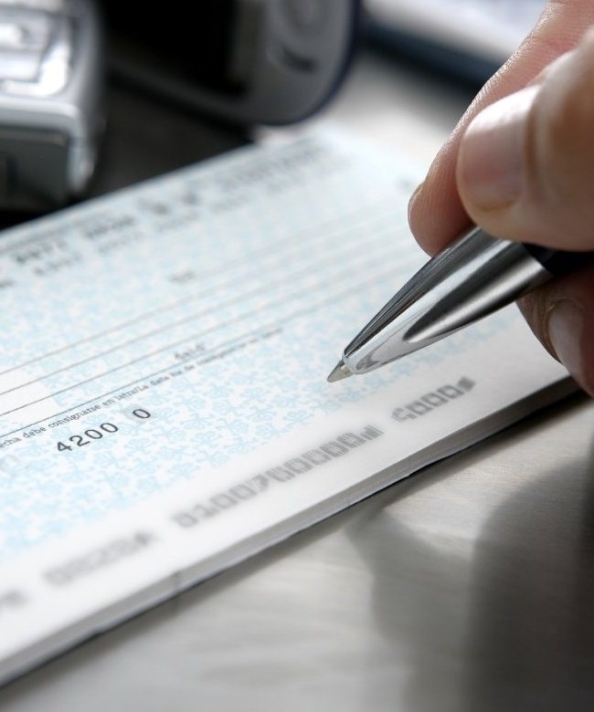 cheque de caution